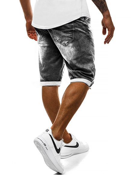 Kurzhose Shorts Jeanshose Denim Bermudas Jeans Classic Herren OZONEE 9698 MIX